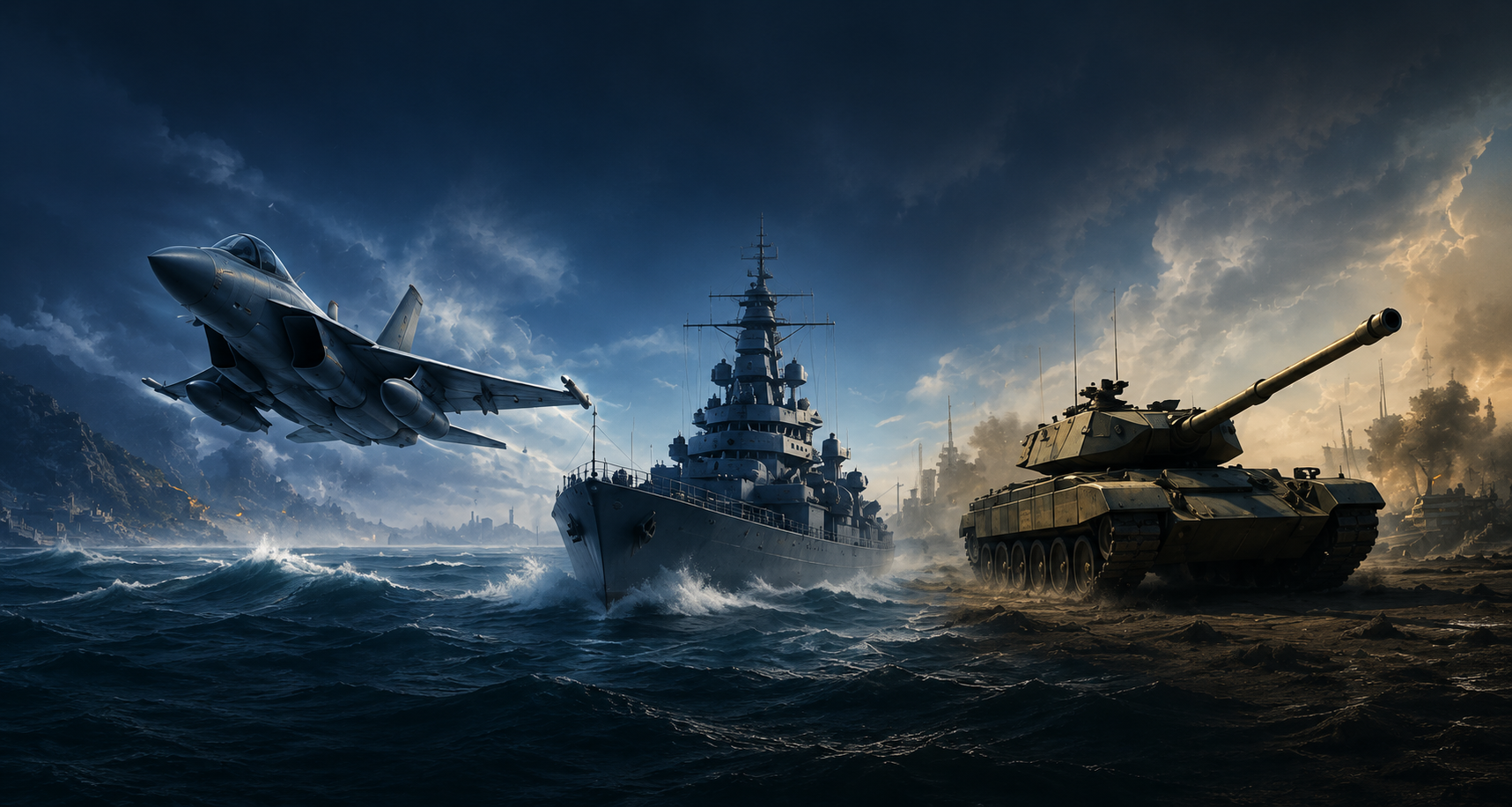 Flydle — aircraft, warships and tanks